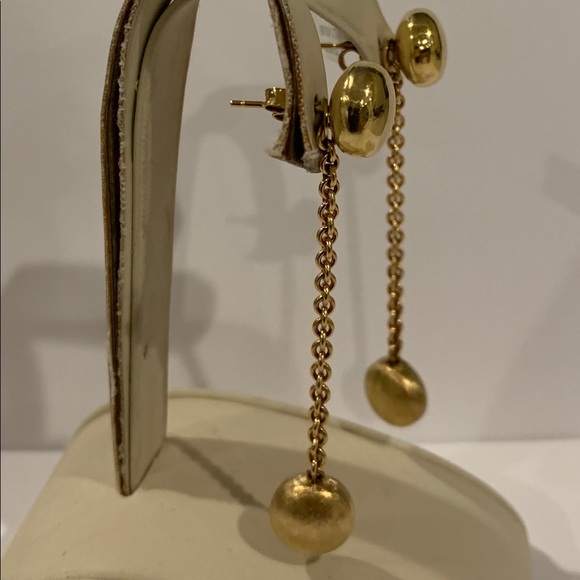 18 karat yellow gold earrings by Chimento - Picture 2 of 4